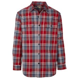 New with tag RedHead Brawny Plaid Flannel Shirt Jacket Red and Grey